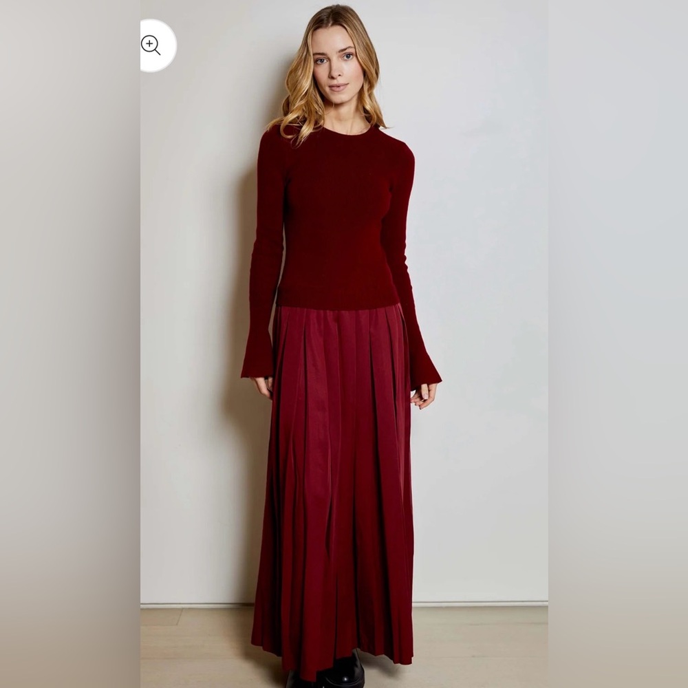 NWT DH New York Meryl Dress in dark cherry